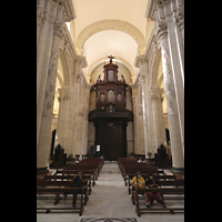 Sevilla, Iglesia de El Salvador, Innenraum in Richtung Orgel