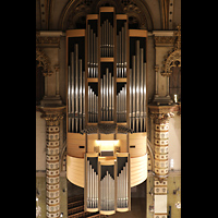 Montserrat, Abadia de Montserrat, Baslica Santa Mara, Orgel - vom Triforium gegenber aus gesehen