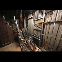 Barcelona, Catedral de la Santa Creu i Santa Eullia, Pfeifen der Orgue Major