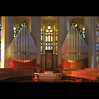 Barcelona, La Sagrada Familia, Chororgel