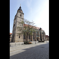 Bayreuth, Stadtkirche Heilig Dreifaltigkeit, Auenansicht von Sdwesten