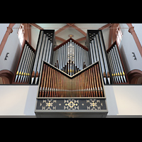 Bayreuth, Stadtkirche Heilig Dreifaltigkeit, Hauptorgel perspektivisch