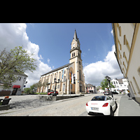 Naila, Stadtkirche, Auenansicht seitlich