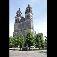 Magdeburg, Dom St. Mauritius und Katharina, Fassade von Sdwesten