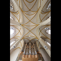 Magdeburg, Kathedrale St. Sebastian, Blick zur Hauptorgel und ins Gewlbe