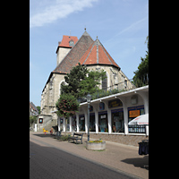 Schningen am Elm, St. Vincenz, Ansicht von der Niedernstrae von Osten auf den Chor