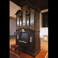 La Orotava (Teneriffa), San Agustn, Orgel mit Spieltisch seitlich