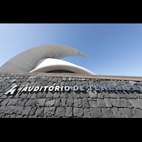 Santa Cruz de Tenerife (Teneriffa), Auditorio de Tenerife, Ansicht von Nordosten