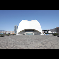 Santa Cruz de Tenerife (Teneriffa), Auditorio de Tenerife, Ansicht von Sdosten