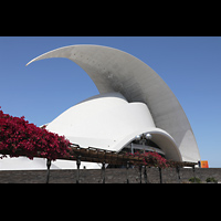 Santa Cruz de Tenerife (Teneriffa), Auditorio de Tenerife, Ansicht von Sdwesten