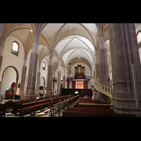 San Cristbal de La Laguna (Teneriffa), Catedral de Nuestra Seora de los Remedios, Innenraum in Richtung Orgel