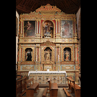 Tacoronte (Teneriffa), Santa Catalina, Barocker Seitenaltar im linken Querhaus