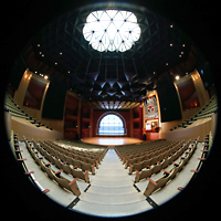 Las Palmas (Gran Canaria), Auditorio Alfredo Kraus, Gesamter Innenraum in Richtung Meerblick