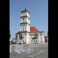 Neustrelitz, Stadtkirche, Ansicht von Sdwesten