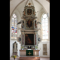 Jterbog, Liebfrauenkirche, Barocker Hochaltar