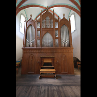 Jterbog, Klosterkirche St. Marien, Orgel mit Spieltisch