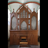 Jterbog, Klosterkirche St. Marien, Orgel mit Spieltisch