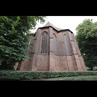 Stade, St. Wilhadi, Ansicht von Osten auf den Chor