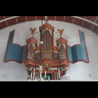 Krummhrn, Reformierte Kirche, Orgel perspektivisch