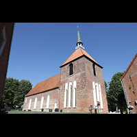 Krummhrn, Reformierte Kirche, Kirche mit Turm von Sdosten