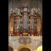 Regensburg, Niedermnster, Orgel (beleuchtet)