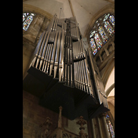 Regensburg, Dom St. Peter, Orgel schrg von unten