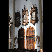 Neutting, St. Nikolaus, Geschnitzte Kreuzwegstationen im nrdlichen Seitenschiff