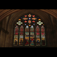 Regensburg, Dom St. Peter, Buntglasfenster im sdstlichen Querhaus