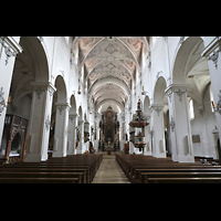 Regensburg, Niedermnster, Innenraum in Richtung Chor
