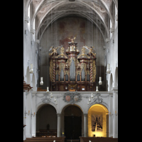 Regensburg, Niedermnster, Orgelempore