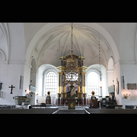 Stockholm, Katarina kyrka, Innenraum in Richtung Chor