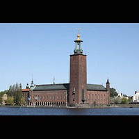 Stockholm, Stadshus (City Hall), Ansicht von Sdosten