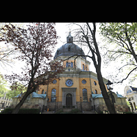 Stockholm, Hedvig Eleonora kyrka, Ansicht von Westen