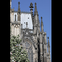 Kln (Cologne), Dom St. Peter und Maria, Nrdliches Querhaus von Osten gesehen