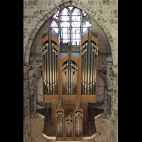 Kln (Cologne), Basilika St. Gereon, Blick vom oberen seitlichen Umgang des Dekagons zur Orgel