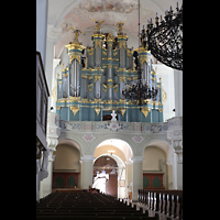 Vilnius, v. Jonu banycia (Universittskirche St. Johannis), Orgelempore seitlich