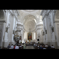 Vilnius, v. apatalu Petro ir Povilo banycia (St. Peter und Paul), Hauptschiff in Richtung Chor