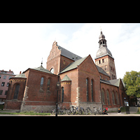 Riga, Mariendom, Ansicht vom Doma laukums von Nordosten