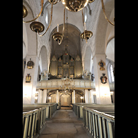 Tallinn (Reval), Toomkirik (Dom), Hauptschiff in Richtung Orgel