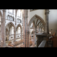 Mnchen (Munich), St. Paul, Blick von der Orgelempore in die Kirche