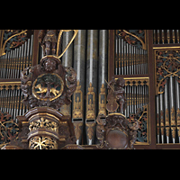 Lbeck, St. Jakobi, Prospektdetails der groen Orgel