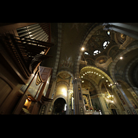 Torino (Turin), Santa Rita, Orgel und Blick ins Gewlbe