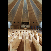 Torino (Turin), Chiesa del Santo Volto (Concattedrale), Blick zur Orgel