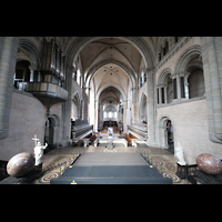 Trier, Dom St. Peter, Blick vom Ostchor zum Westchor