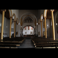 Trier, Marienstiftskirche, Innenraum in Richtung Chor