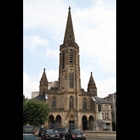 Saarlouis, St. Ludwig, Fassade mit Turm