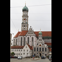 Augsburg, St. Ulrich und Afra, Ansicht von der Maximilianstrae aus