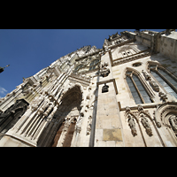 Regensburg, Dom St. Peter, Figurenschmuck am Hauptportal