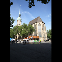 Dortmund, St. Reinoldi, Auenansicht von der Kleppingstrae Ecke Ostenhellweg aus