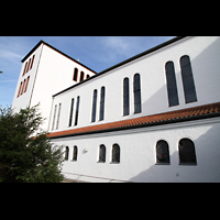 Detmold, Heilig-Kreuz-Kirche, Auenansicht von der Seite